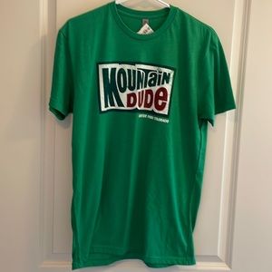 Unisex Next Level Apparel “Mountain Dude Winter Park Colorado” T-shirt Med NWTs.